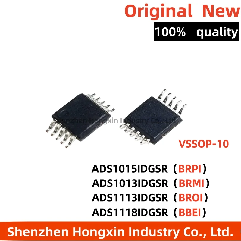 

5 pieces of ADS1015 1013 1113 1118 IDGSR IDGST Silk Screen BRPI BRMI BROI BBEI 16-bit Analog-to-Digital Converter Chip