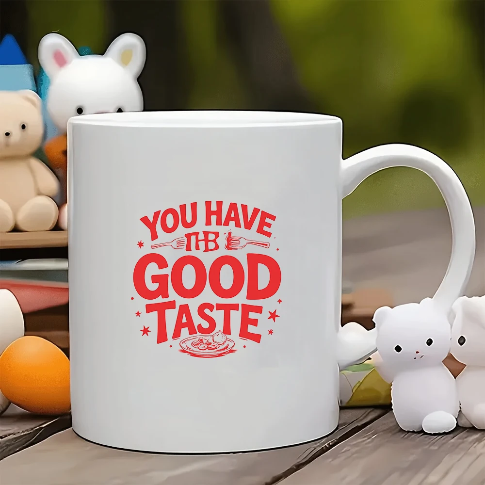 Mug 11oz + Cangkir Merah Bergaya + Cangkir Minuman Anak + Hadiah Natal + Cangkir Kantor Keluarga