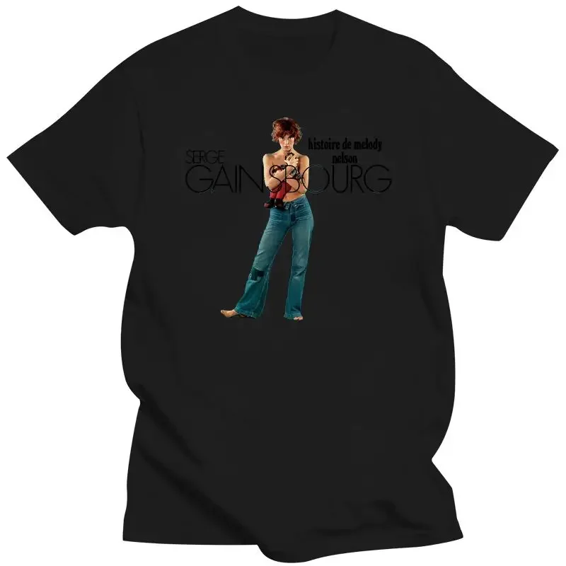 Histoire De Melody Nelson Serge Gainsbourg French Album 1970S Retro T Shirt Mens Clothing  oversized t shirt  graphic t shirts