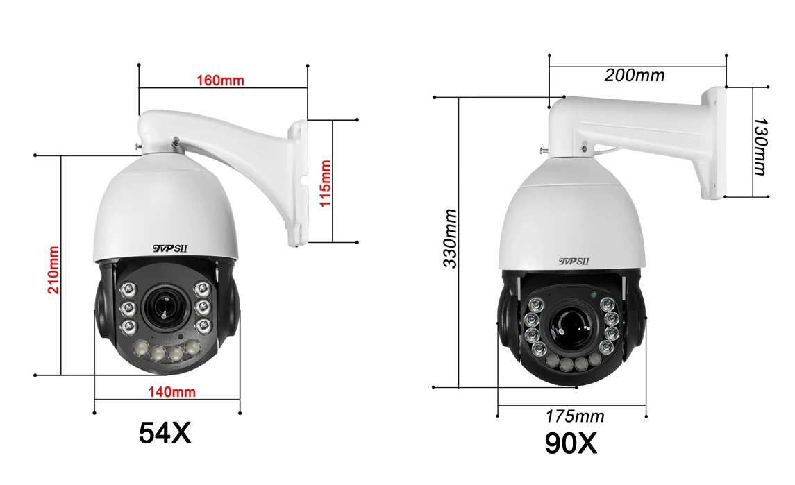 Auto Tracking 8MP 4K 90X Optical Zoom 360° Audio Laser Infrared ONVIF 4G 5G Sim Wifi Wired 4 in 1 PTZ Speed Dome Security Camera