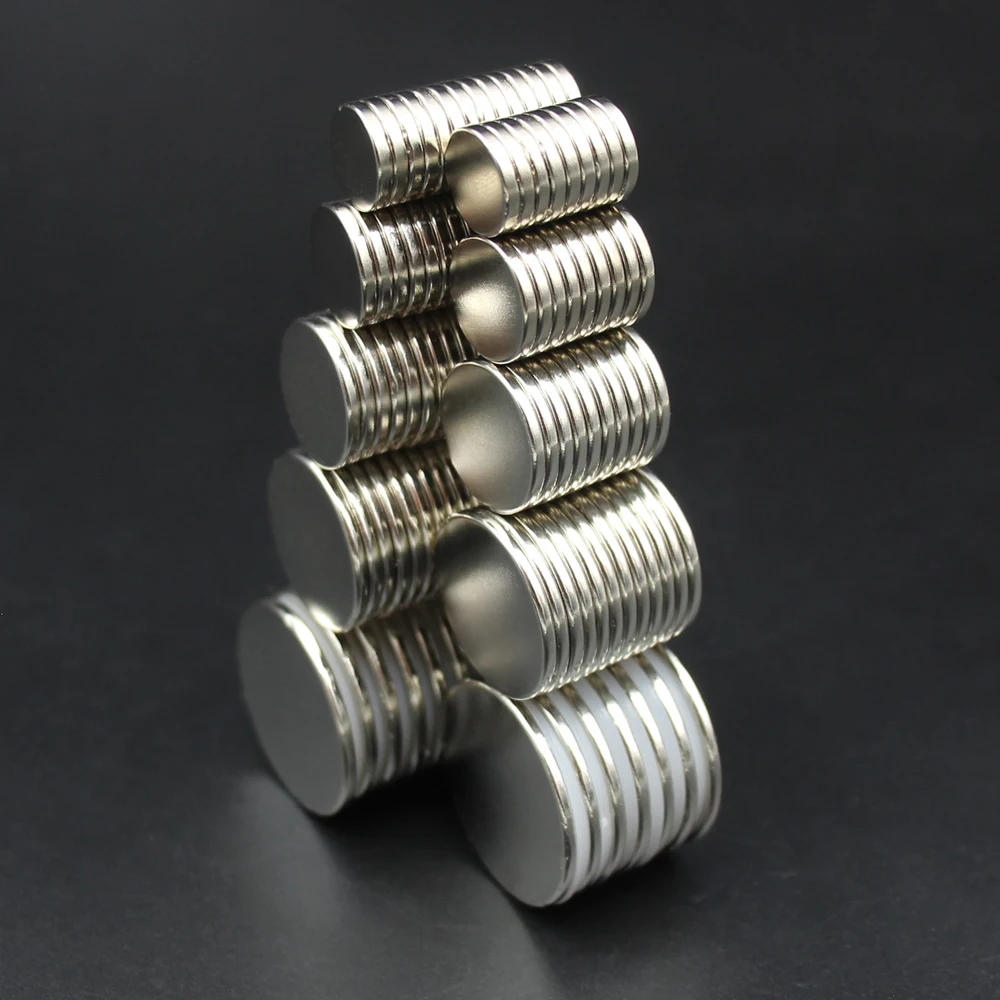3X แม่เหล็ก N35 2/4X 2/5X 2/6x 2/8X 2/10x 2/12x 2/15X 2/20X 2/25x 2/30x2mm แผ่นดิสก์นีโอดิเมียมอันทรงพลัง NdFeB