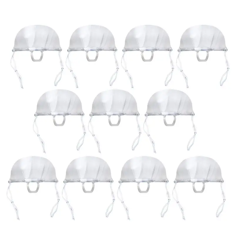 

Защитный козырек для очков унисекс, прозрачный Регулируемый, с защитой от брызг, с защитой от запотевания, из ПВХ