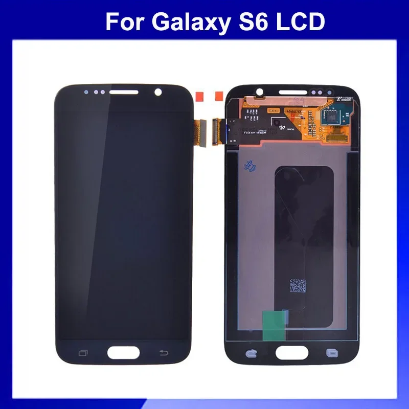 Pop s6 g920 tela para samsung s6 display lcd tela de toque digitador assembléia g920 g920f lcd peças reparo substituição