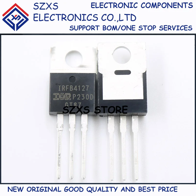 

New Original 5Pcs IRFB4127 IRFB4127PBF TO-220 76A 200V MOSFET Field-effect Transistor In Stock Good Quality