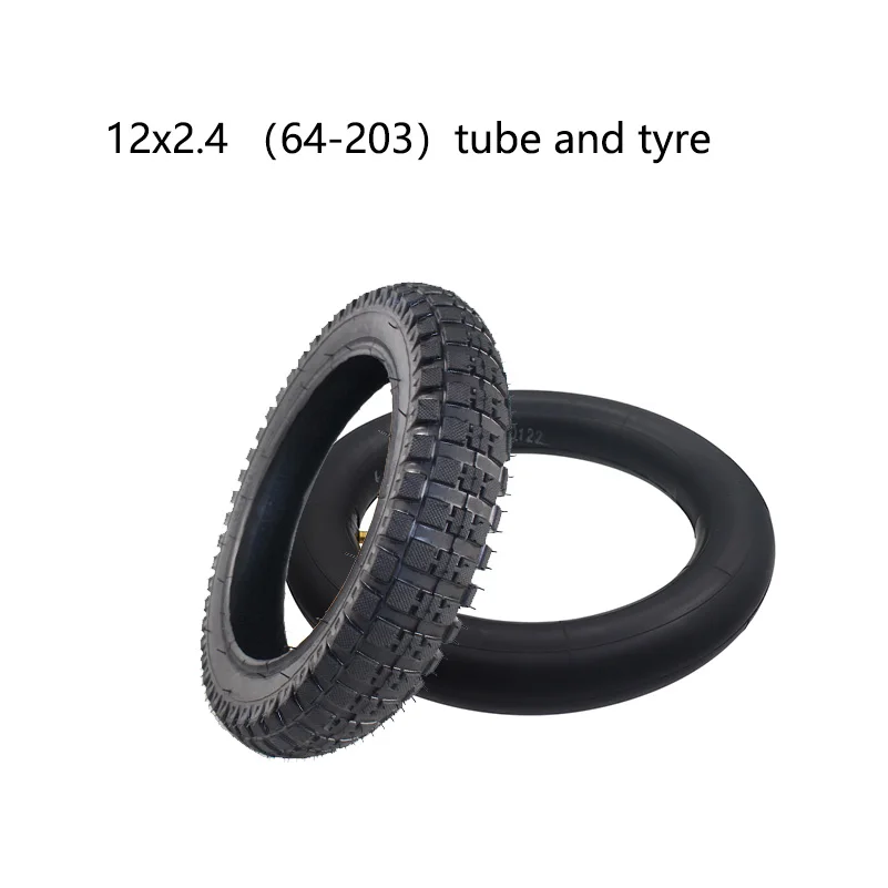 High-Performance Nylon 12x2.4 Tire Electric Scooter Tyre For Kids Bike 12 Inch 64-203 Children Bicycle image 3