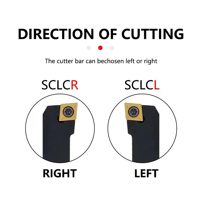 절삭 막대 SCLCR/L 0808E06/1010E06/1212H06/20K09 엔널 터닝 공구 거치대 CCMT09T304 카바이드 인서트 CNC 절삭 공구