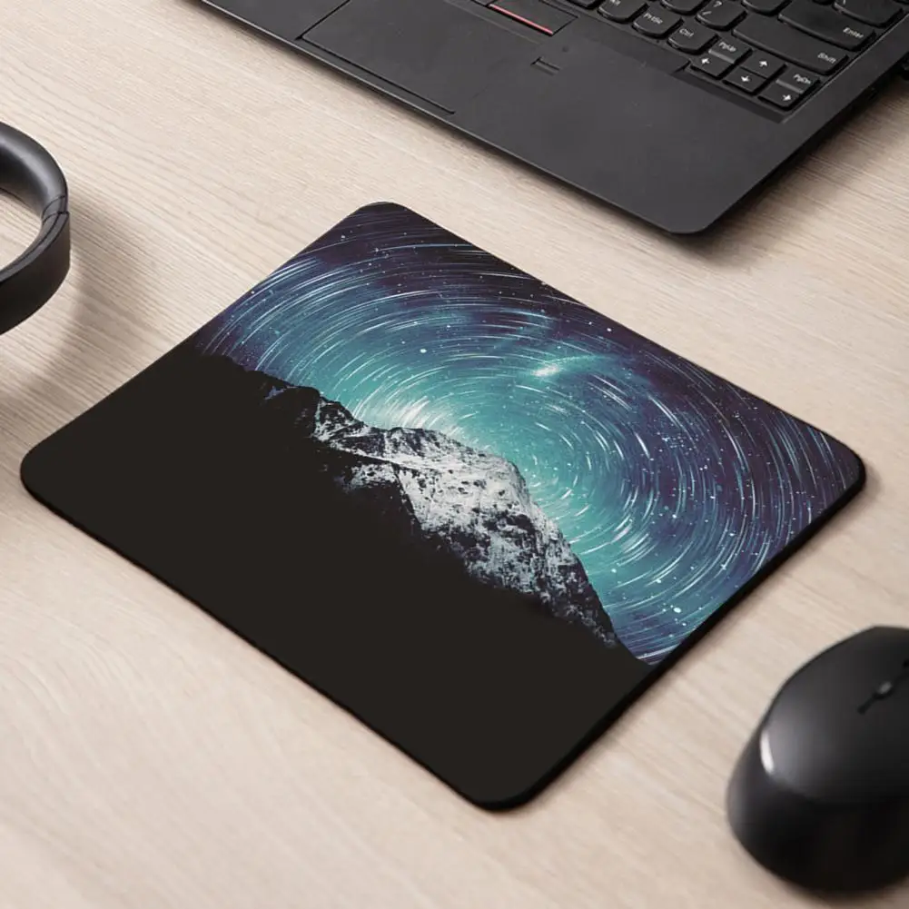 Desk Pad Wear-resistant Smooth Surface Comfortable Starry Sky Mouse Mat Table Decor   Mouse Pad  for Office