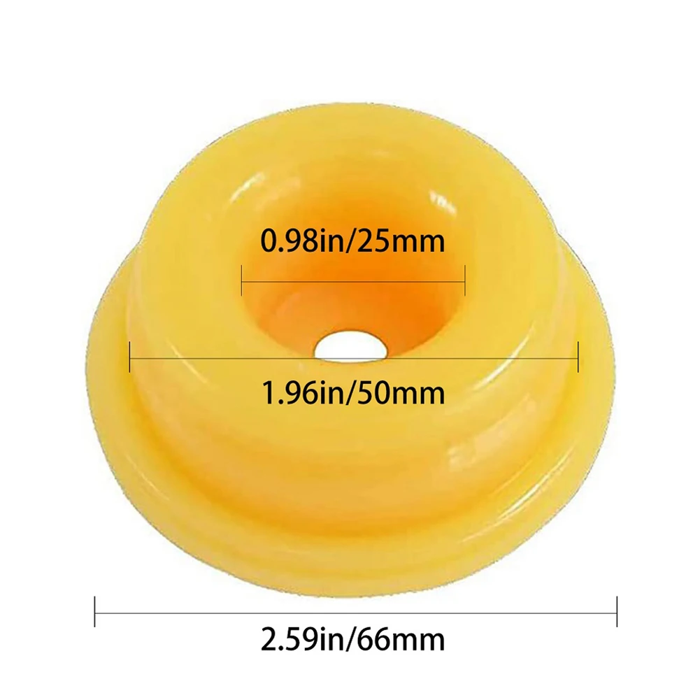 884-959 888-100 Per Hita-chi Per NR83 NR83A2 Chiodatrice per incorniciatura PU Puro ad alta densità Giallo 2 pezzi Parte paraurti pistone