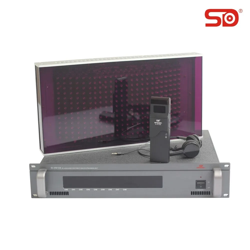 Hot sales simultaneous interpretation equipment 12language translator SI-H8412 SINGDEN