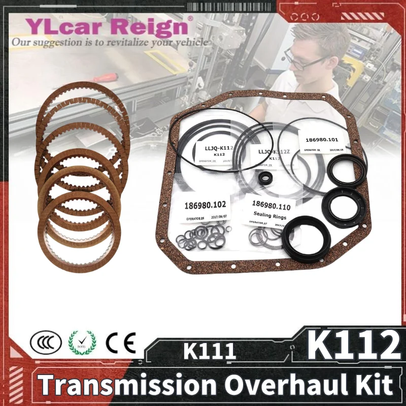 

K111 K112 Automatic Transmission Clutch Repair Kit Friction Plate Gearbox Disc Overhaul Kit Oil Seal For TOYOTA ALPHARD