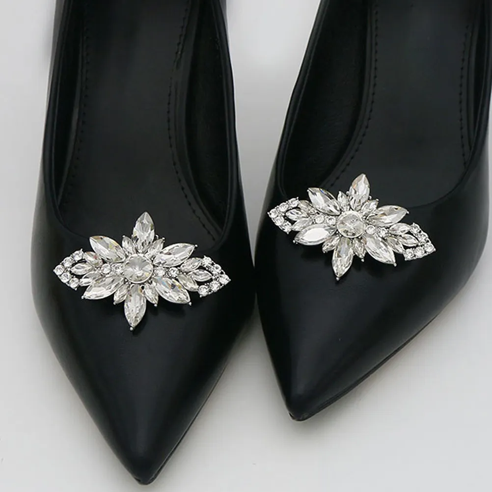 

2 шт. хрустальные клипсы для обуви, свадебные пряжки со стразами для свадебной вечеринки, клипсы для обуви невесты, хрустальные клипсы для обуви