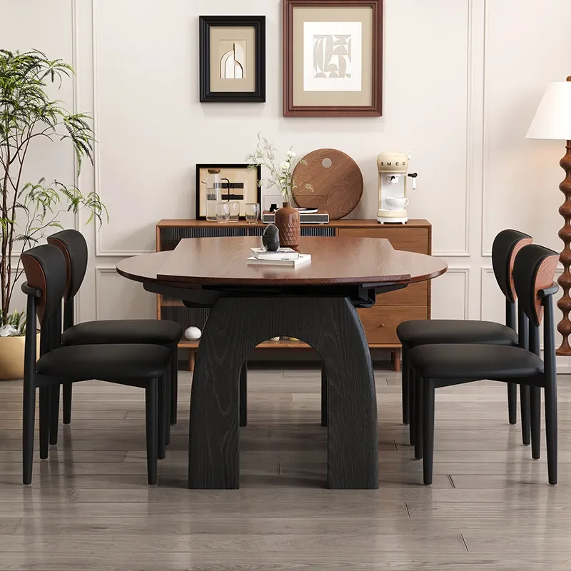 Dining Table Mobile Designer Wood Luxury Modern  Dining Table  Room Furniture
