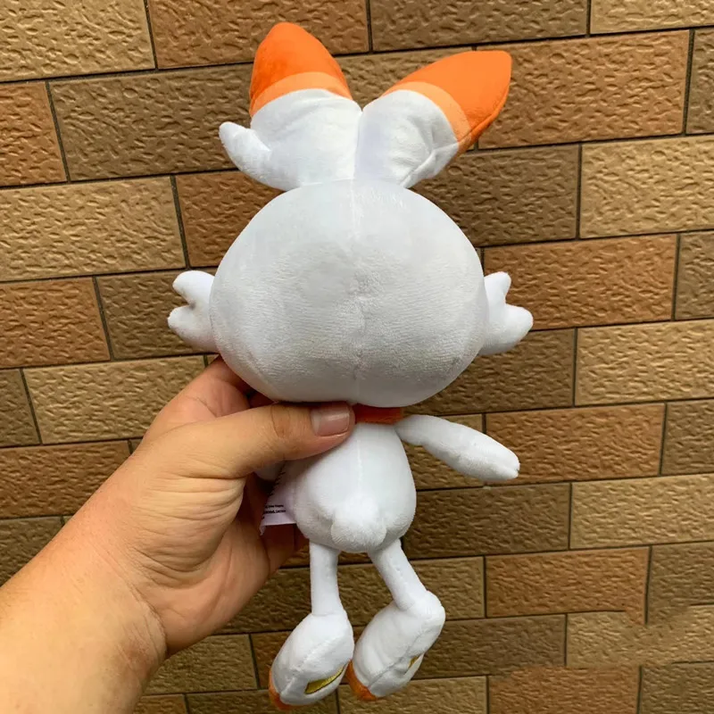 35cm 1Pcs Original Pokemon Scorbunny Cartoon Plush Toy Stuffed Doll High-quality Kid Gift