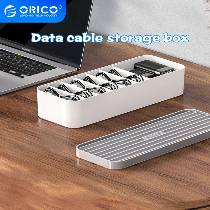 

ORICO data cable management box desktop storage removable partition charger charging cable storage box ORICO official store