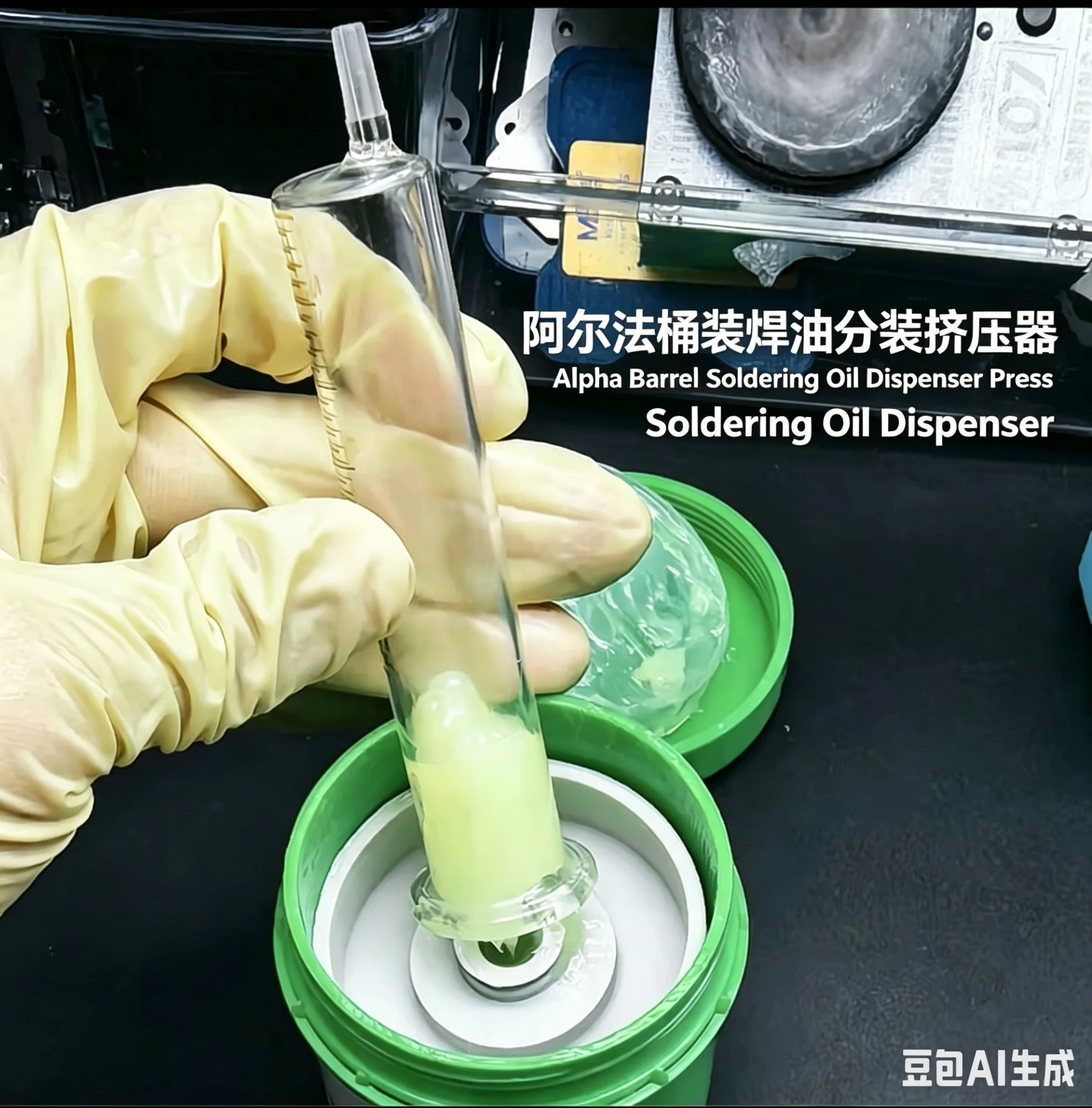 Mobile Phone and Digital Repair Tools: Alpha Barrel-Type Soldering Oil Dispenser and Extruder.