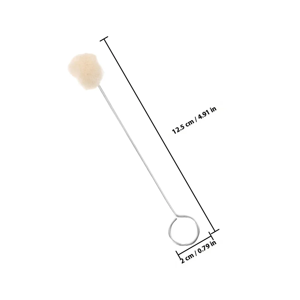 40 قطعة فرشاة كرة صوف مقبض حديد لأداة تنظيف قضيب الصبغ المنزلية الحرفية الصباغة متعددة الأغراض Dauber