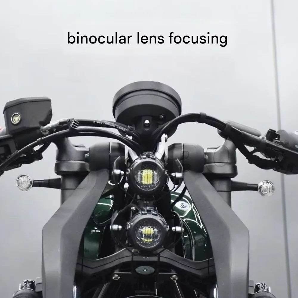 For Benda Napoleonbob 250 Retrofit Binocular Headlight Assembly LED Lens High and Low Light Super Bright Headlight Accessories