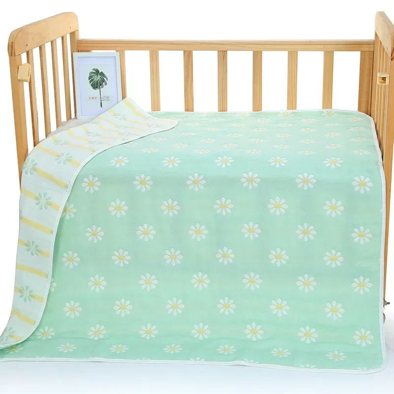 110x110 سنتيمتر الطفل الكرتون الشاش منشفة استحمام ستة طبقة الشاش البشكير عالية الجودة منشفة قطن لحاف بطانية ناعمة ومريحة #3