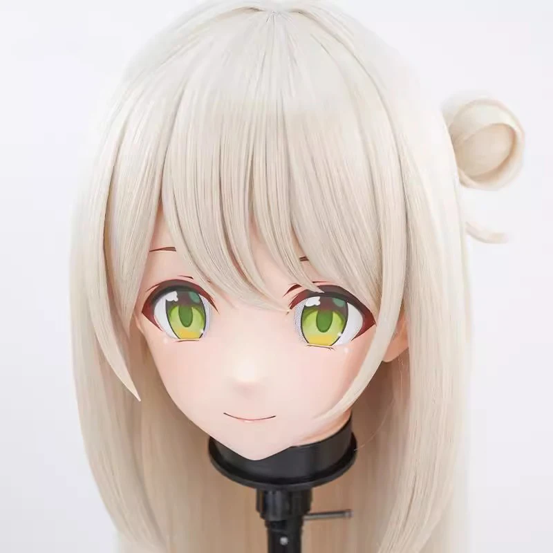 手作りカスタマイズ日本アニメキャラクター女性/女の子樹脂 Kig マスク全頭ロックアニメコスプレ着ぐるみマスク
