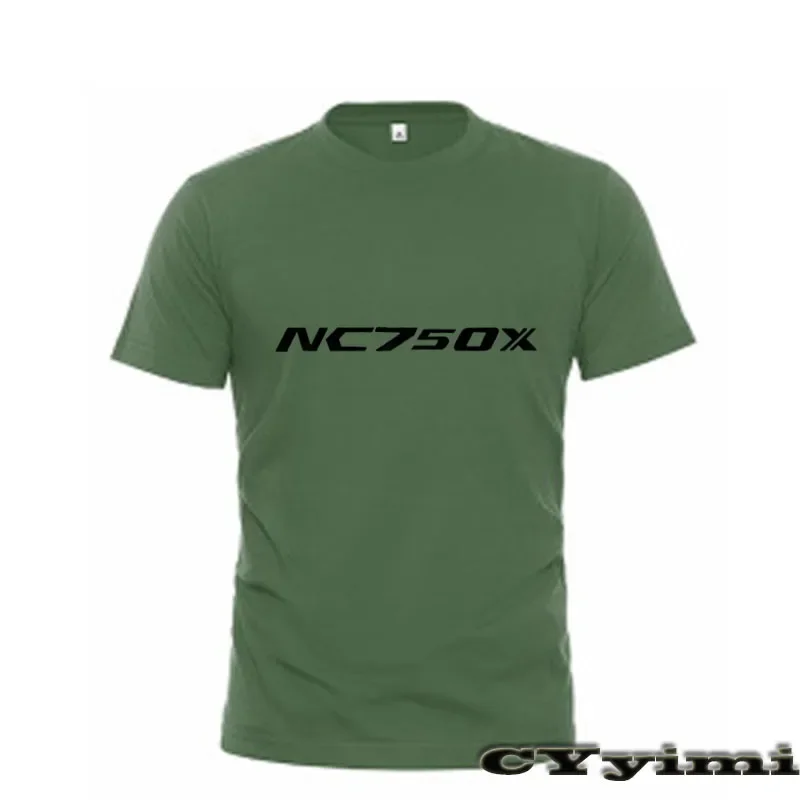 For  NC 750 X NC750X NC 750X T Shirt Men New LOGO T-shirt 100% Cotton Summer Short Sleeve Round Neck Tees Male