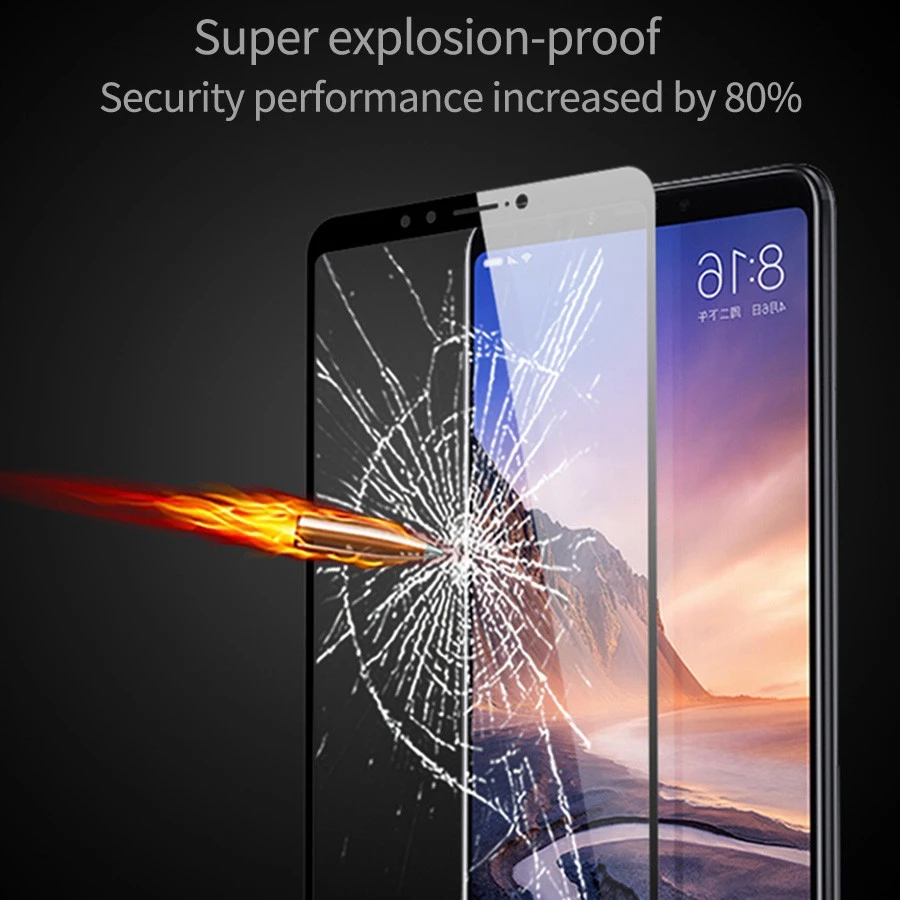 Tempered Glass for Xiaomi Mi Max/Max 2/Max 3 Slim HD Surface Protective Phone Film