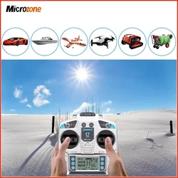 MicroZone C7-MINI MC7 2.4Ghz 8CH RC Transmitter Remote Control MC8RE-V2 PWM/ SBUS Receiver For Fixed-wing/ Car/ Boat/ Multi-axis