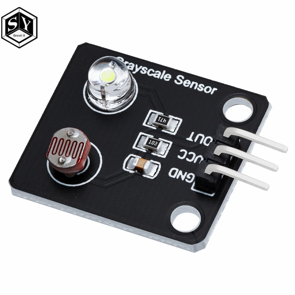 Photosensitive resistor Light Sensor Analog Grayscale Sensor Electronic Board Line finder tracking module For Arduino DIY Kit