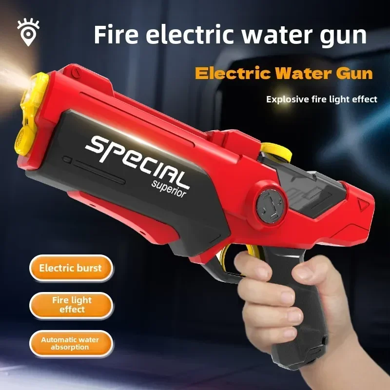 

Электрический водяной пистолет с автоматическим непрерывным выжиганием Watergun, автоматическое водопоглощение, пистолет для брызг большой емкости, пляжная уличная игрушка