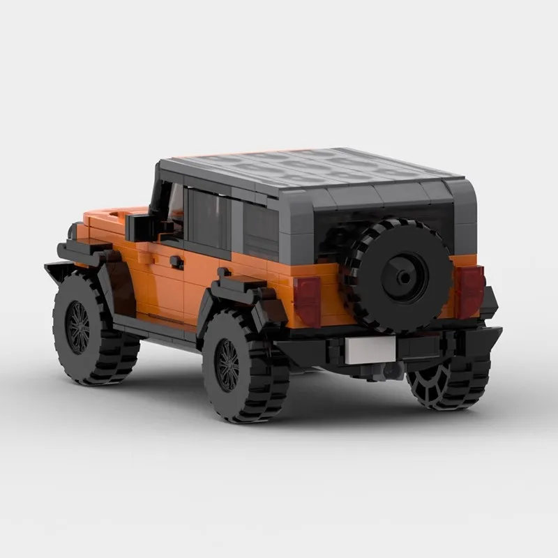 Modèle de voiture compatible Moc, technologie de véhicule tout-terrain, cadeau de bloc de construction modulaire, jouet de noël pour enfants, ensemble de bricolage à assembler