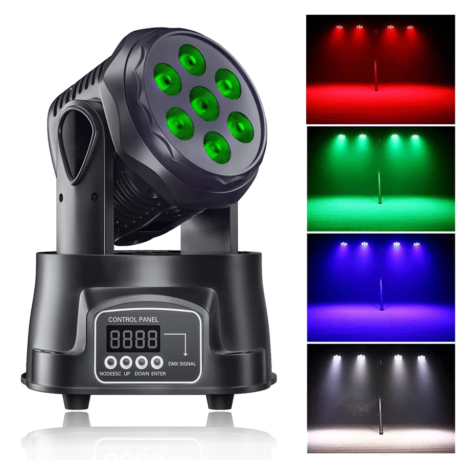 

Stage DJ Party Moving Head Light Multiple Colors Light Strobe Party Club Home Holiday Decoration Light Party Lamp With Bar Disco