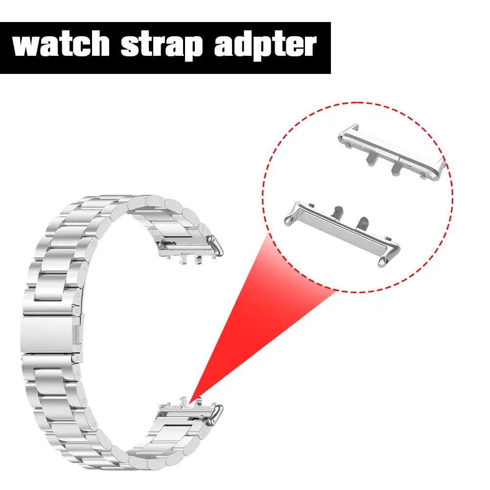 1pc Adapter For Samsung Galaxy Fit 3 Watchband Strap Connector Bracelet 316L Stainless Steel Accessories Fit3 18MM Width