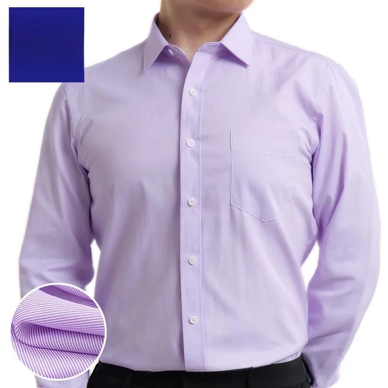 الرجال الرسمي Busin Long Sve Dr irt القطن تنفس ارتداء مقاومة فضفاضة تناسب ساحة طوق العمل irt للأوسط...