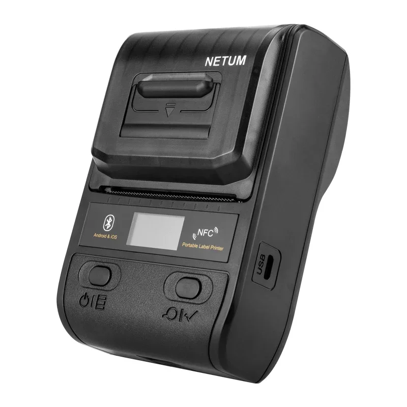 NETUM G5/G8 58mm 80mm Mini Blue Tooth Thermal Price Tag Portable Label Printer with Rechargeable Battery Compatible Android IOS