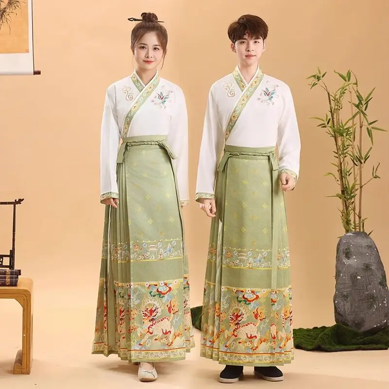 Japanese Vintage Kimono Samurai Cosplay Clothing Woman Man Chiinese Hanfu Crane Embroidery Cardigan Yukata Full Sleeve Retro