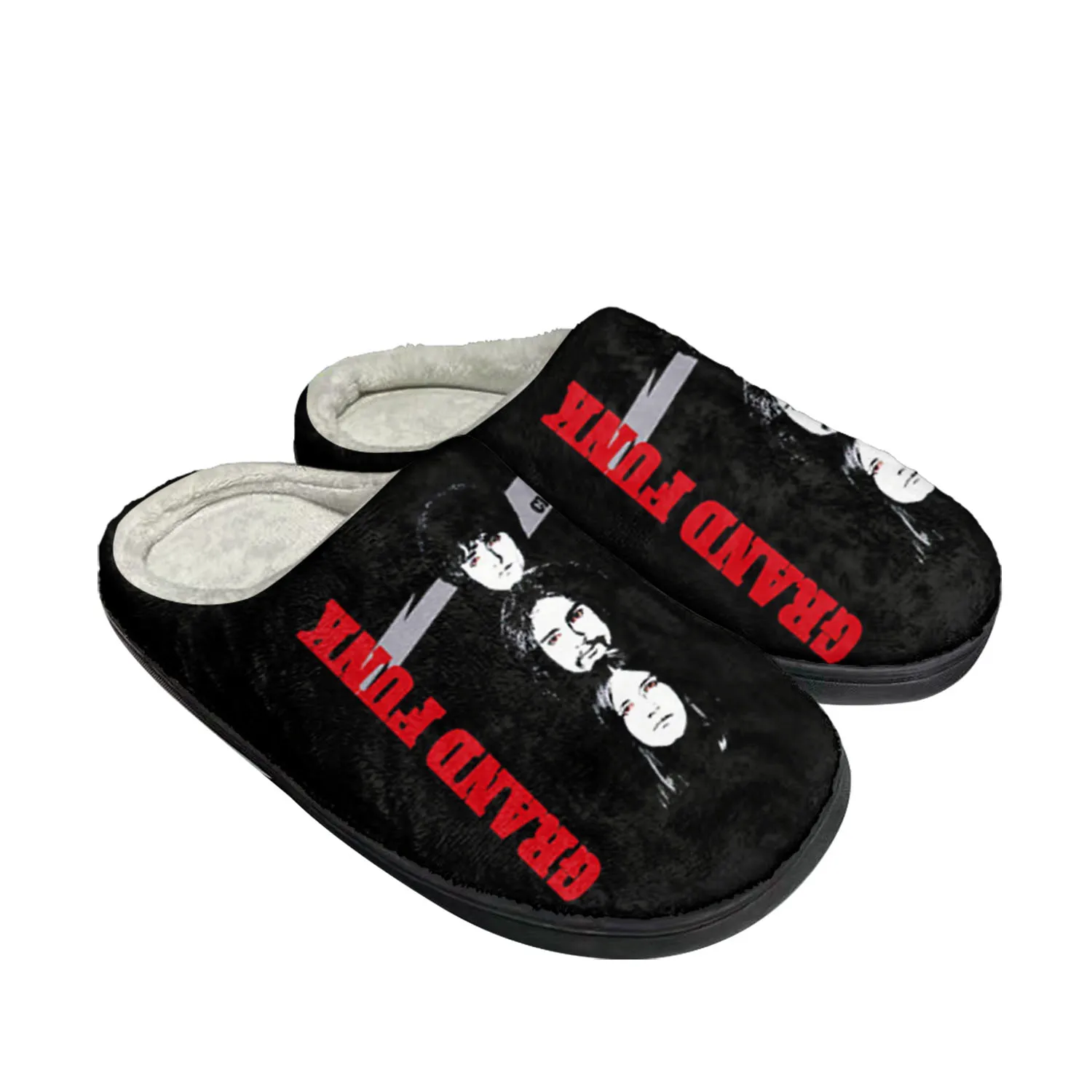 Grand Funk Railroad Home Katoenen Slippers Heren Dames Tiener Mode Pluche Slaapkamer Casual Houd Warme Schoenen Op Maat Gemaakte Slipper