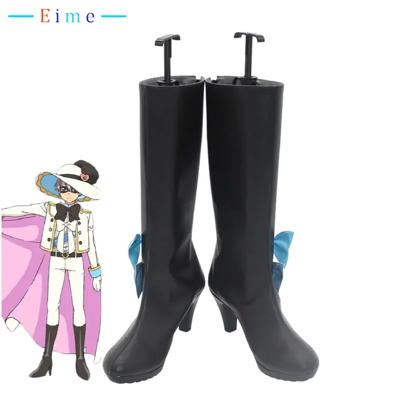 Delicious Party Shinada Takumi Cosplay Shoes PU Leather Shoes Halloween Boots Cosplay Props Custom Made