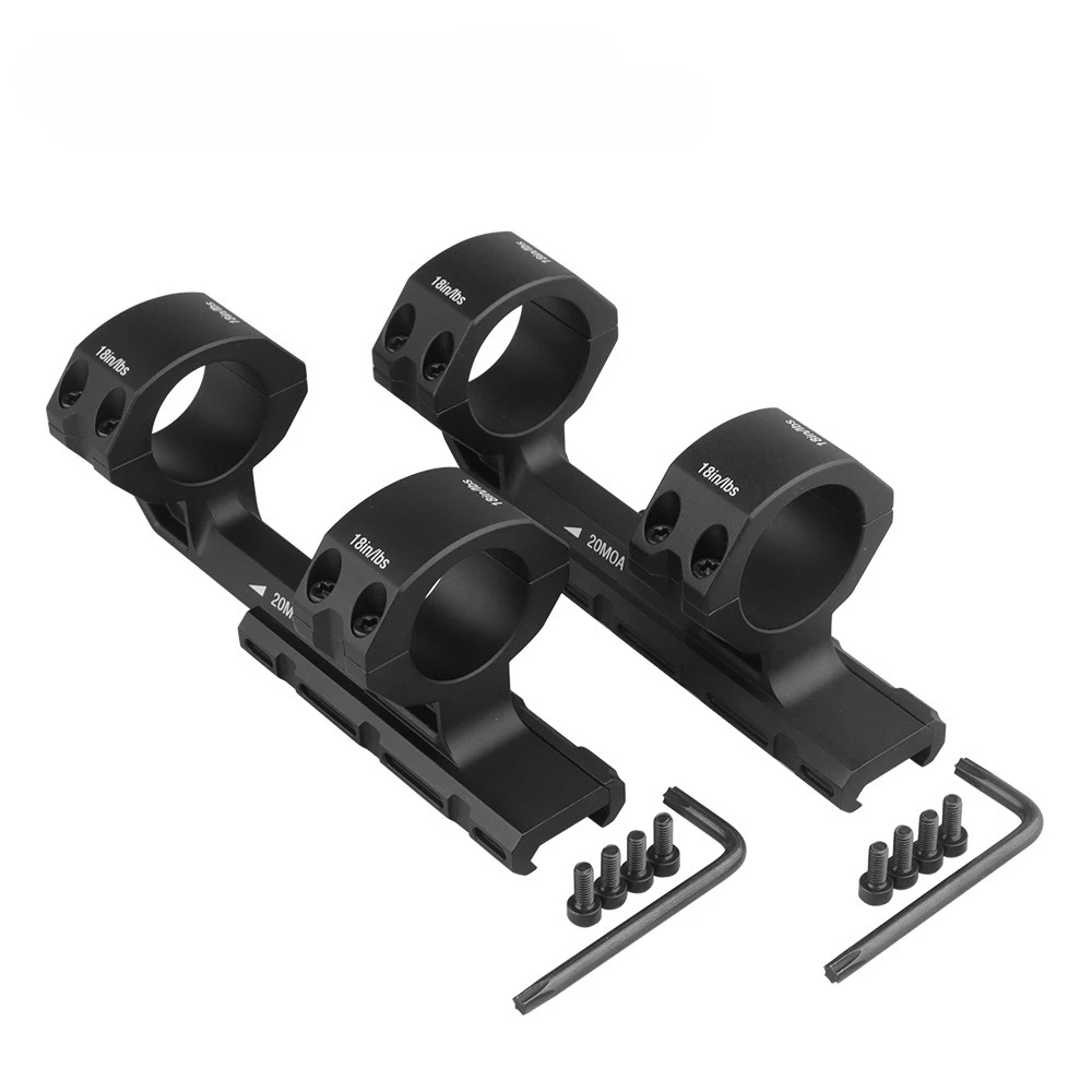 Support de portée 30mm 34mm, une pièce en porte-à-faux, Rail de 21mm, optique tactique, Base de montage de vue Laser, pistolet jouet, lunette de visée, support à double anneau