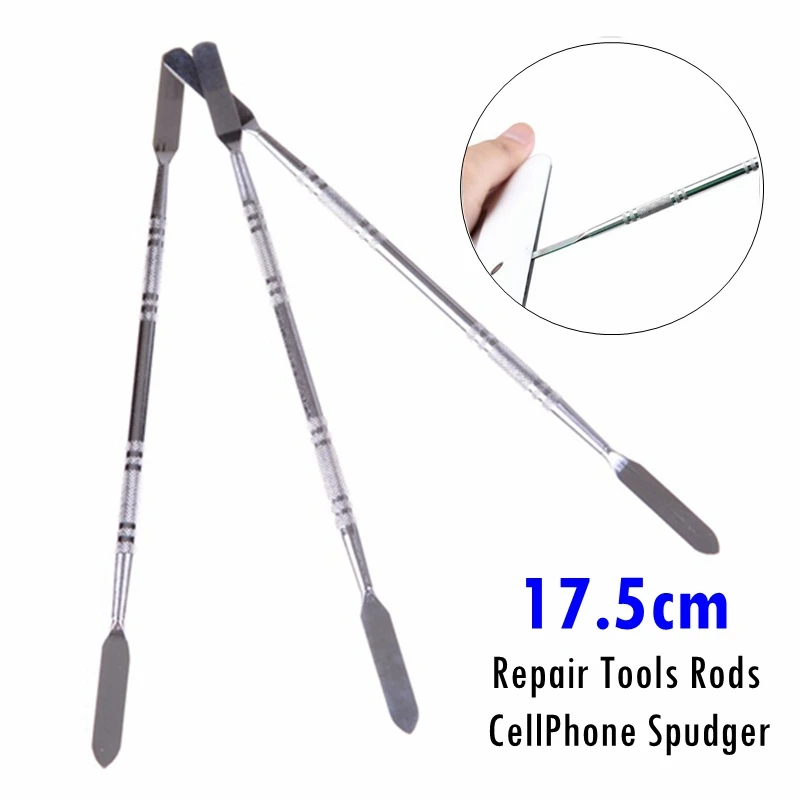 17.5cm Repair Tools Rods Opening Pry Metal Tablet Disassemble Professional Mobile Phone Spudger For IPhone Ipad LCD screen Tools