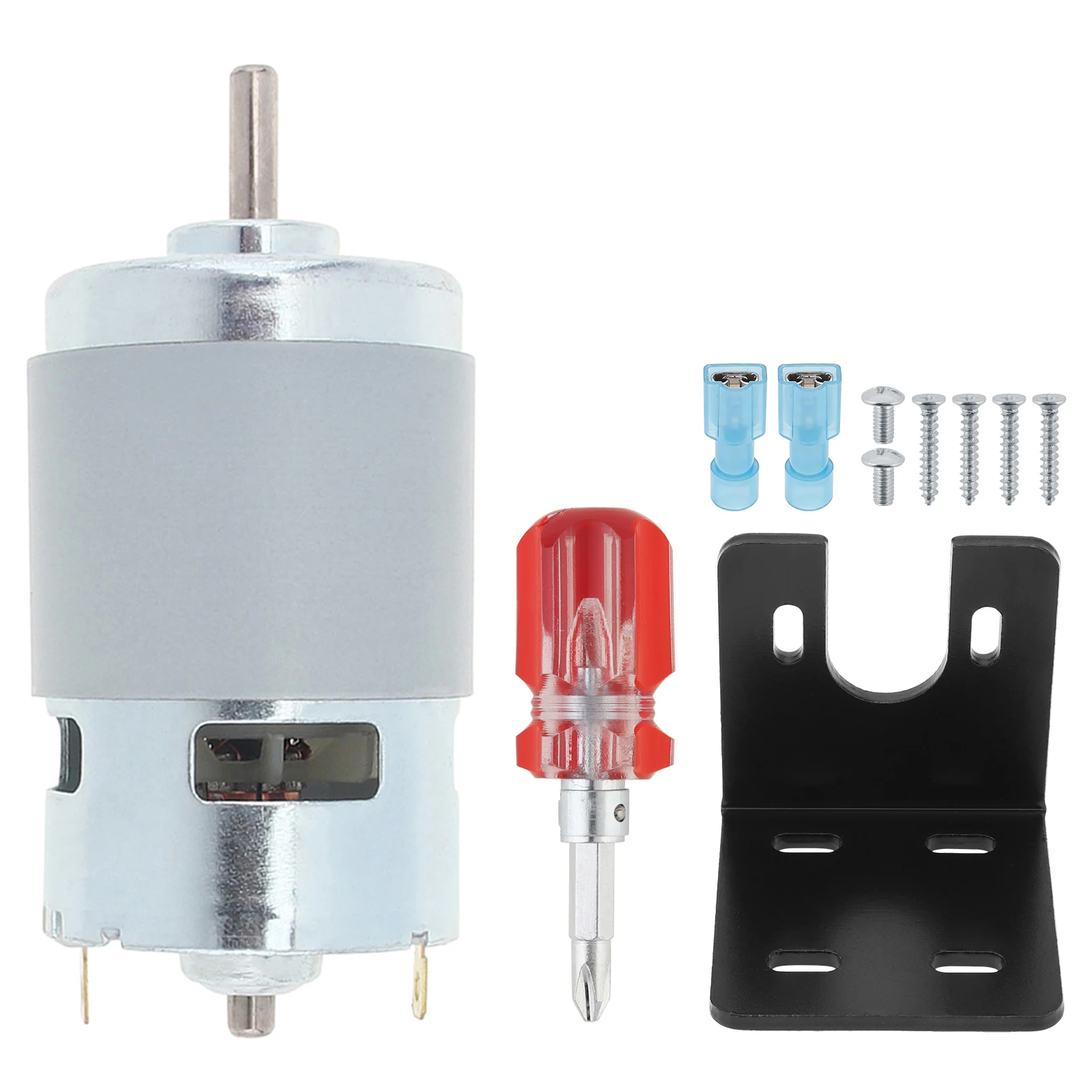 

24V 775 DC Motor 3000-20000RPM High Speed High Torque Micro Motor Built-in Cooling Fan for DIY Tool Power Upgrade RS775 DC Motor
