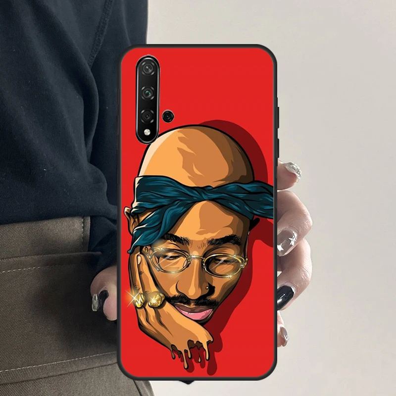 2pac Tupac Shakur Rap Rapper Case For Huawei Nova 11i 8i 3i 10 9 SE 5T Y60 Y61 Y70 Y90 P20 P40 P30 Lite P60 Mate 60 Pro