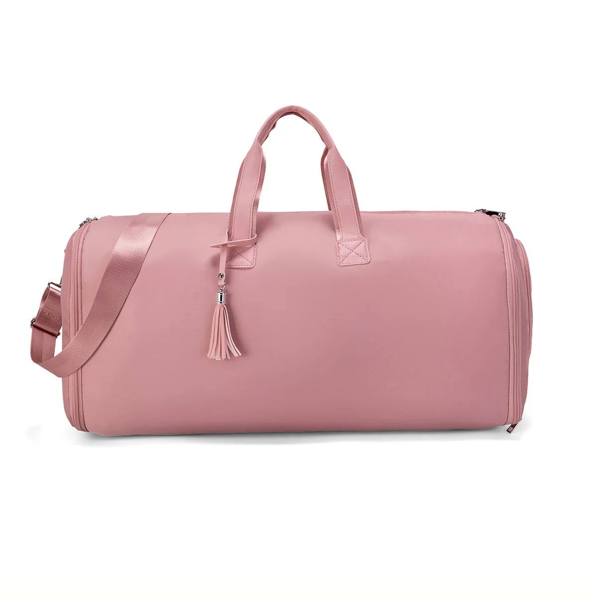 Women's Luggage Organizer Bag, Suitable for Various Luggage Organization, Large Capacity Zipper Travel Bag, Dual Handles with Wide Shoulder Strap for Easier Handling, Waterproof and Durable Fabric, Easy to Clean, Suitable for Travel, Business Trips, Gym Use, Can Be Carried as Hand Luggage to Store Shoes, Clothes, Water Bottles, Books, Can Be Unfolded for More Storage Space, Easy to Find Items, Dedicated Suit Compartment to Prevent Wrinkles, Suitable for All Seasons, Practical and Versatile