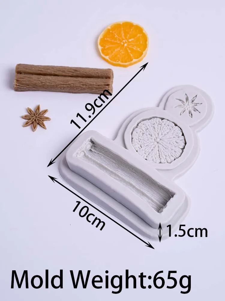 Herbst Kerze Silikon Form DIY Handgemachte Zitrone Zimt Stern Anis Nüsse Kürbis Formen Gips Harz Schokolade Kuchen Dekor Supplie