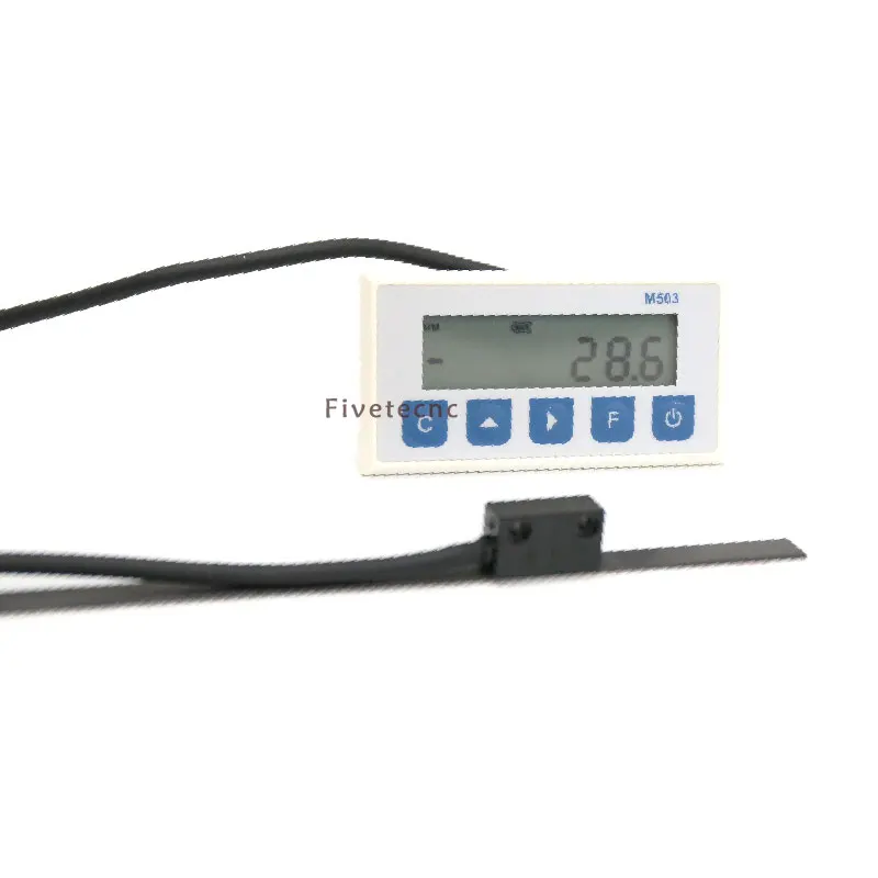 Lineaire schaal encoderkit, lineaire encoderkit, Magnetische schaal DRO-display Geïntegreerd ingebed magneetmeetsysteem Magnetische tape met beitsbandprofiel Houtbewerking voor freesbank(M503-3000mm t