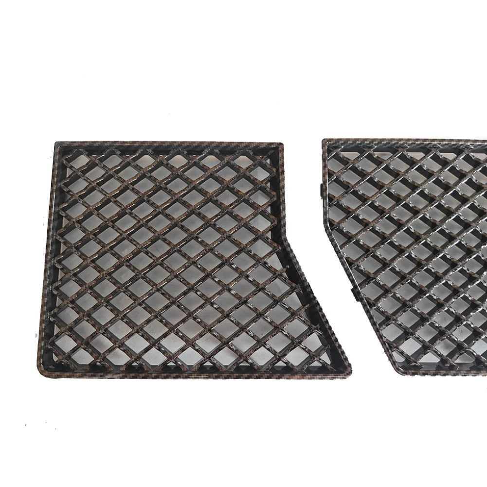 ชุดครอบกระจังหน้ารถยนต์ด้านล่าง 3 ชิ้น สำหรับ BMW G87 M2 ปี 2023-2025 สีดำเงา สีดำด้าน คาร์บอนไฟเบอร์ ABS