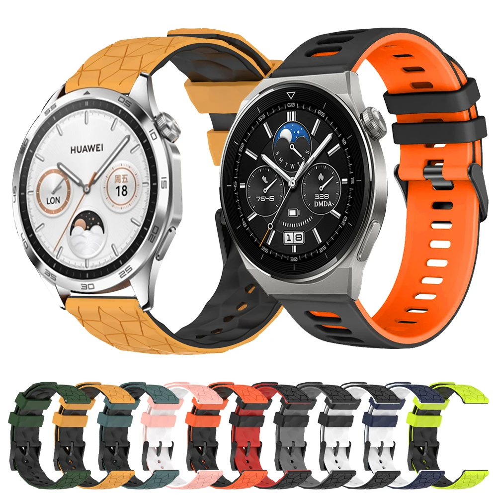 20mm 22mm Silicone Straps For Huawei Watch GT4 GT 3 GT2 2 42mm 46mm Smart Watch Honor Magic watch E2 Wristband Replacement Strap