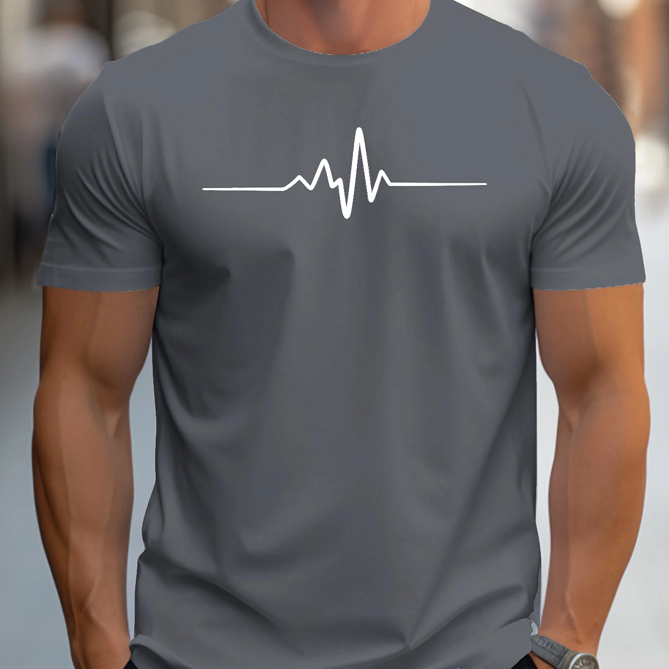 

Men's And Women's summer T-shirt loose Creative Graphic printed slim fit casual sports round neck short sleeved Kid T-shirt top