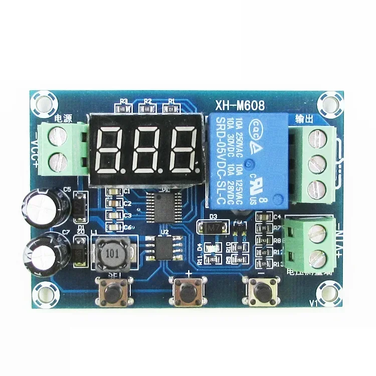 XH-M608 battery charging module meter under voltage overvoltage protection for power amplification module