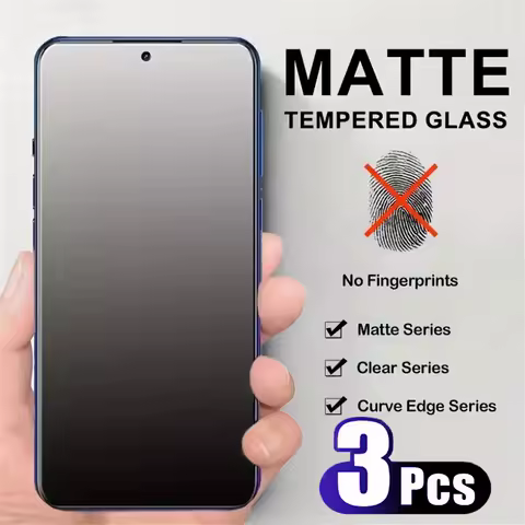 3Pcs AG Matte Tempered Glass For Xiaomi 15 14 14T 13 13T 12T Poco F3 F5 F6 X6 Pro Redmi Note 12 13 Pro Full Protector Glass Film