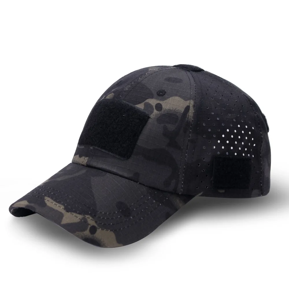New Men Camouflage Baseball Cap Breathable Sunscreen Hat Outdoor Sports Hunting Hiking Camping Beach Fishing Sun Hat