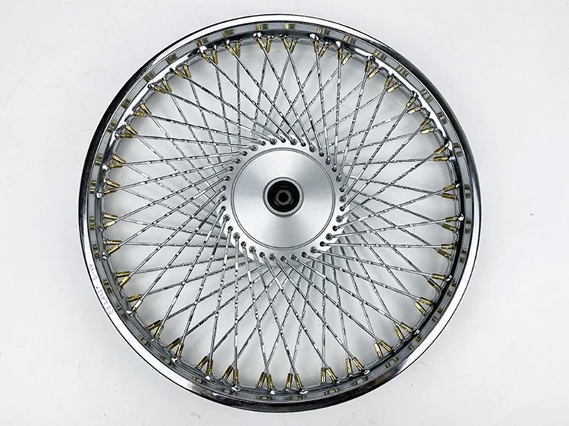 17 inch Motorcycle Front Rear Aluminum Alloy Wheel Hub Assy 72 spokes 1.40X17 Motorbike Scooter Rims For JH70 CY80